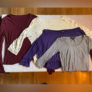 Bundle of womens shirts